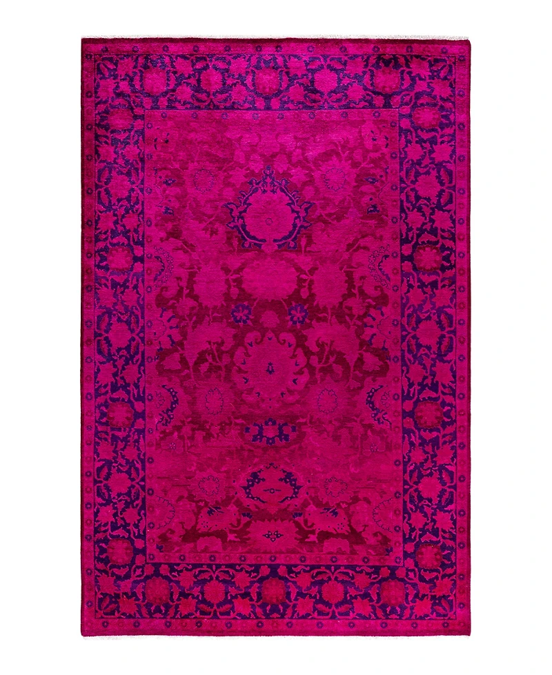 Adorn Hand Woven Rugs Fine Vibrance M1273 4'8"x7'1" Area Rug