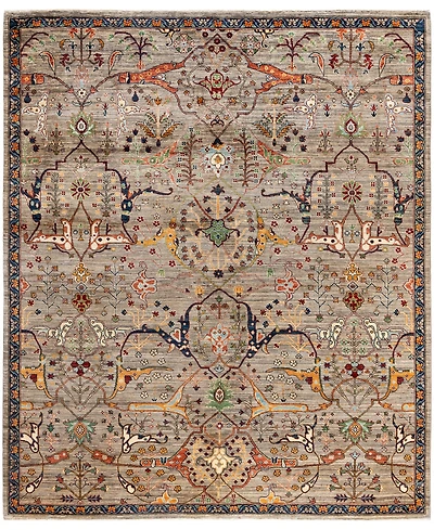 Adorn Hand Woven Rugs Serapi M0103- 8'1"x9'9" Area Rug