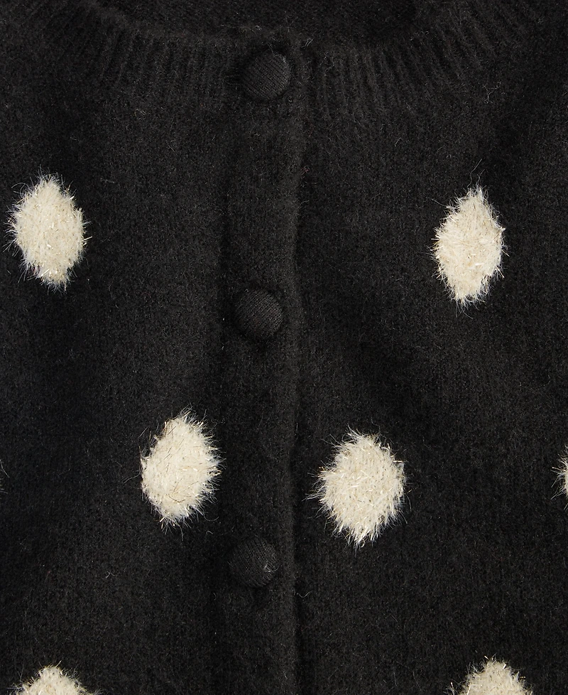 On 34th Women's Long-Sleeve Eyelash Dot Cardigan Sweater, Macy's Exclusive