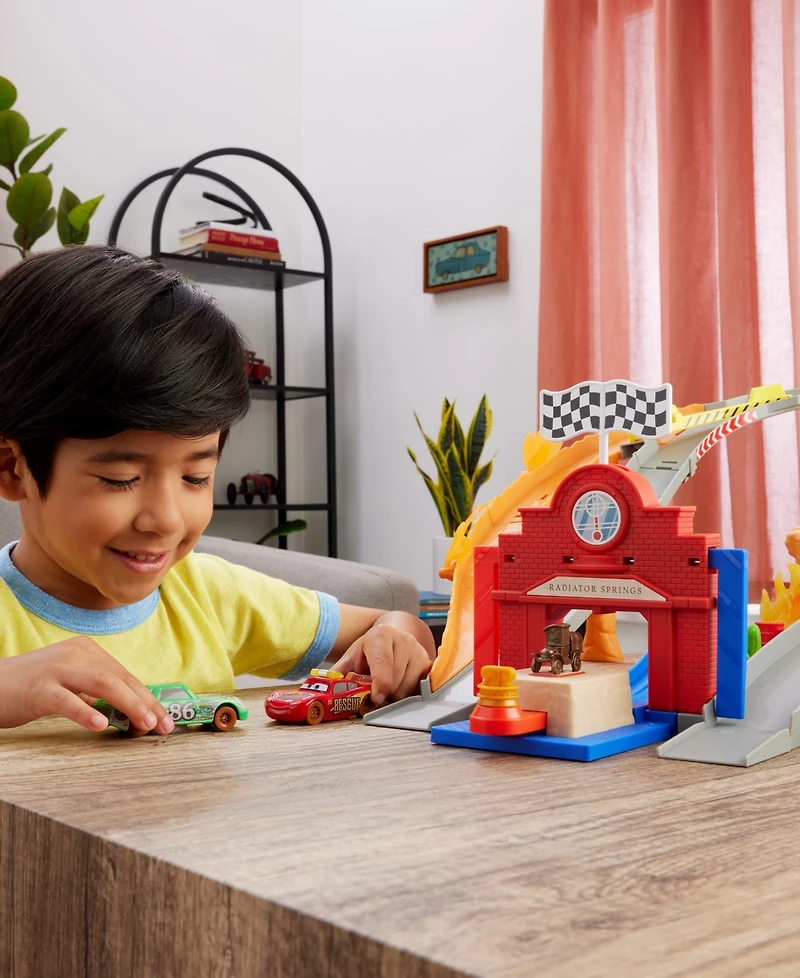 Disney and Pixar Cars Radiator Springs Race and Rescue Road Raceway Playset