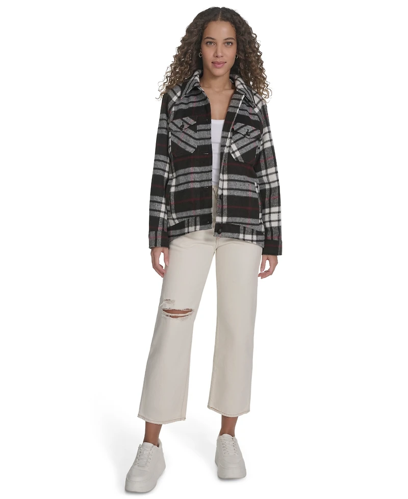 Levi's Women's Wool Blend Shirt Jacket