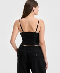 On 34th Woven Solid Bow Bandeau Top, Macy's Exclusive