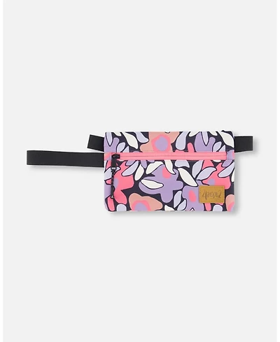 Deux par Deux Girl Double Pencil Case Retro Flower Print