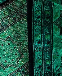 Adorn Hand Woven Rugs Fine Vibrance M1331 4'3"x19'10" Runner Area Rug
