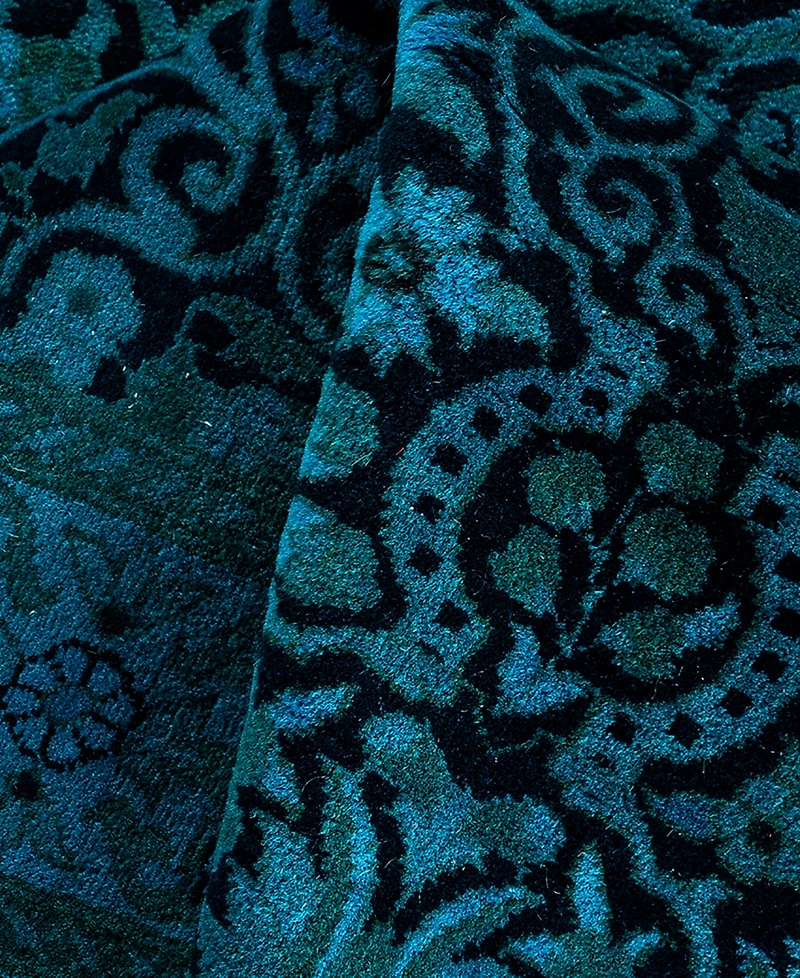 Adorn Hand Woven Rugs Fine Vibrance M1363 3'1"x18'2" Runner Area Rug