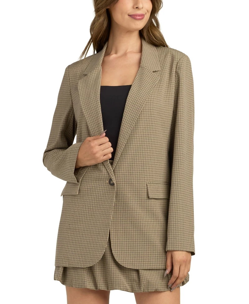 Bcx Women's Oversized Notch Collar Blazer
