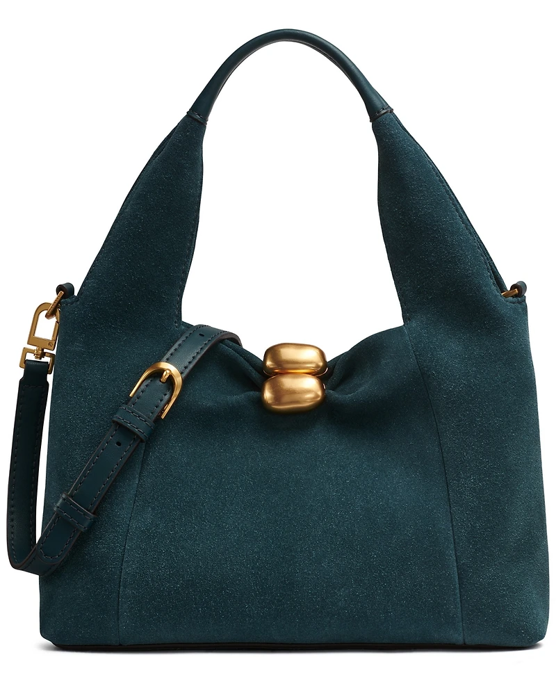 Donna Karan New York Organza Suede Crossbody Bag