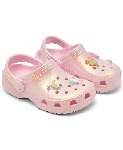 Crocs Toddler Girls Unicorn Classic Clogs from Finish Line
