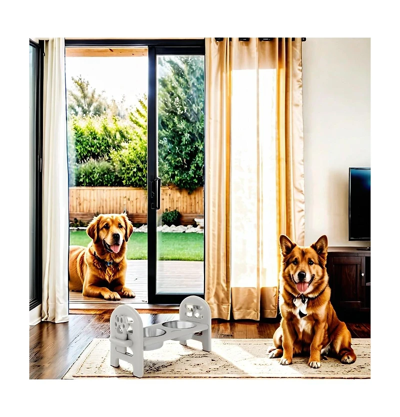 Aostirmotor Space-Saving Collapsible Dog Bowl Lightweight Durable & Perfect for Hiking Travel
