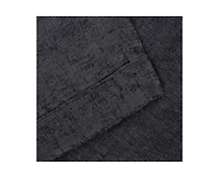 Superior Noor Chenille Semi-Blackout Machine Washable Curtains, Set of 2 Panels