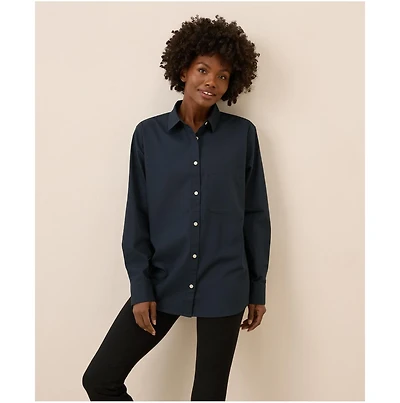 Pact Women's Organic Cotton All Day Poplin Classic Shirt