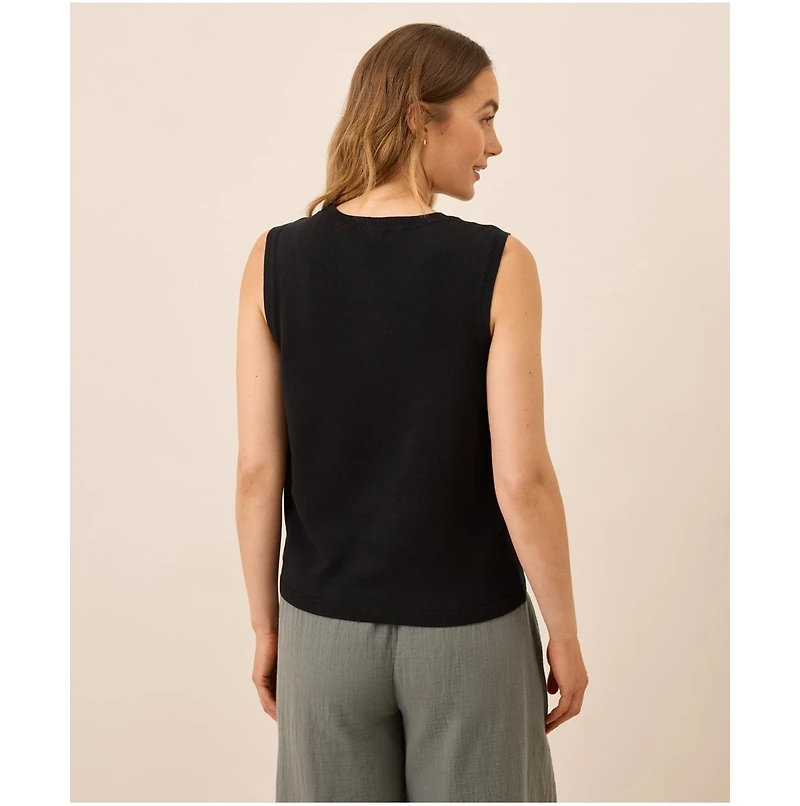 Pact Women's Organic Cotton Classic Fine Knit Shell