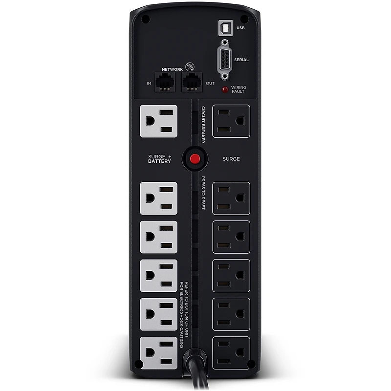 CyberPower Pfc Sinewave Computer Battery Backup, 1350VA 810W Ups, 10 Outlets