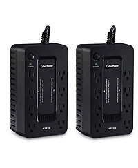 CyberPower ST425 8-Outlet 425VA/260W Surge Protection and Battery Backup Ups System, 2-Pack