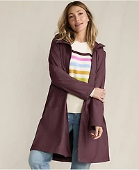 Lands' End Women's Squall Waterproof Slicker Raincoat