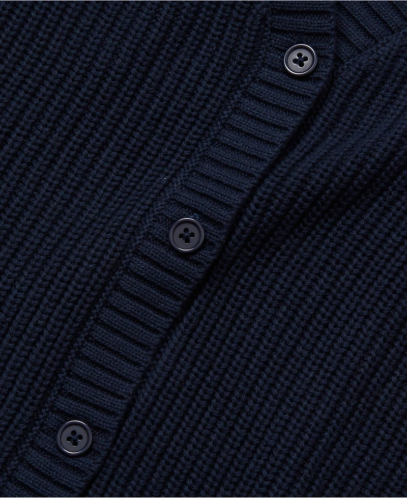 Lands' End Girls Button Front Knit Cardigan