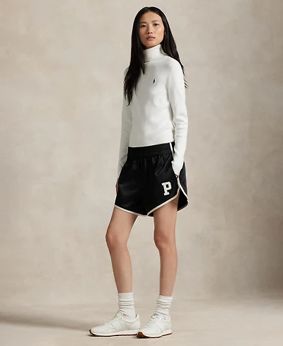 Polo Ralph Lauren Women's Elastic Waist Logo Detail Shorts