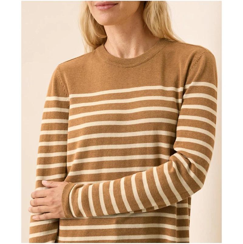 Pact Organic Cotton Classic Fine Knit Crew Sweater