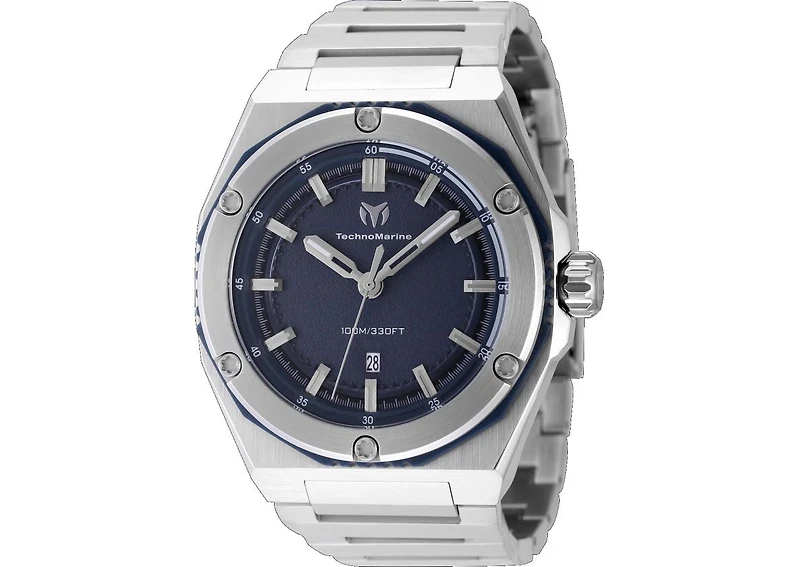 Technomarine Men's Tm-416090 Coral Quartz Blue Dial Watch