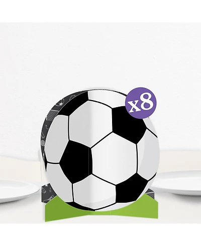 Freestanding 3D Soccer Centerpiece Table Decorations