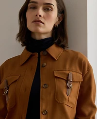 Lauren Ralph Women's Long Sleeve Cropped Jacket