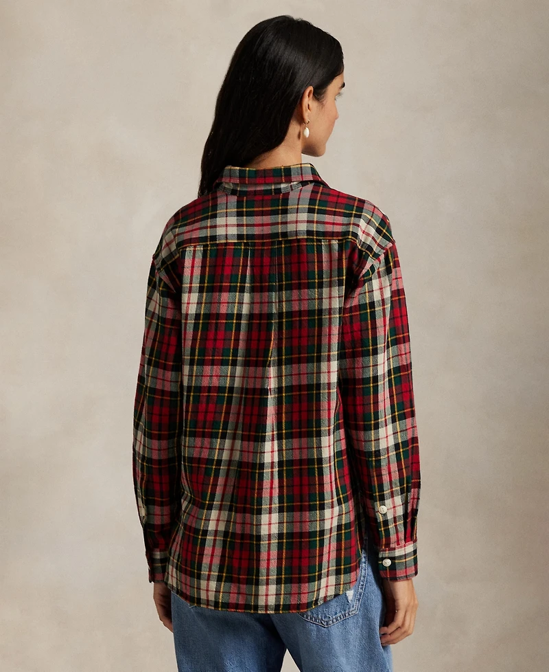 Polo Ralph Lauren Women's Plaid Long Sleeve Shirt