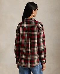 Polo Ralph Lauren Women's Plaid Long Sleeve Shirt