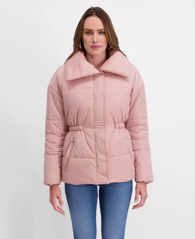 Kensie Cinched Waist Puffer