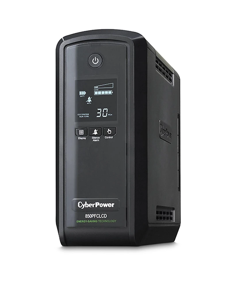 CyberPower Pfc Sinewave Computer Battery Backup, 850VA 510W Ups, 10 Outlets