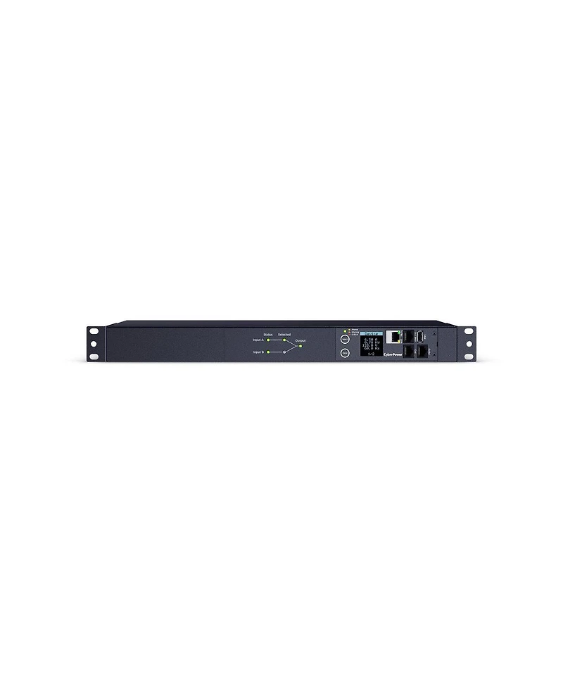CyberPower PDU44001 10-Outlet 1U Rackmount Switched Ats Power Distribution Unit