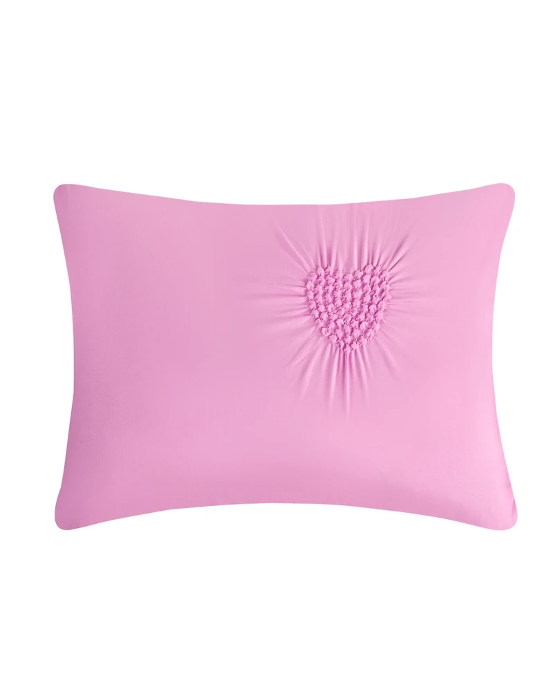 Juicy Couture Amora Gathered Heart 3-Pc. Comforter Set, King