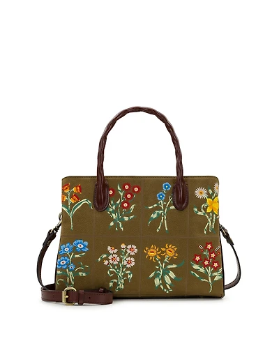 Patricia Nash Women's Genovese Zipper Satchel Bag