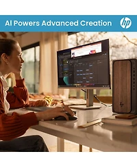 Hp OmniDesk Premium Tower Desktop Intel Core Ultra 7 265 16GB Ram Intel Graphics 512GB Ssd Storage Windows 11 Home - Black