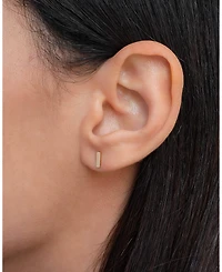 Zoe Lev 14k GoldBar Stud Earrings