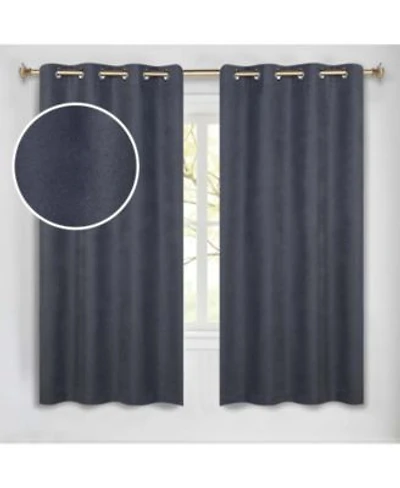 Superior Neal 100 Blackout Solid Machine Washable Curtains Set Of 2 Panels