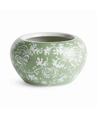Napa Home & Garden Imperial Lotus Planter Small - Green & White Chinoiserie