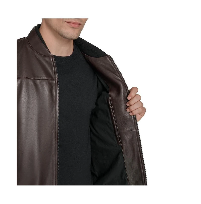 Andrew Marc Black Label Men's Weston Leather Jacket