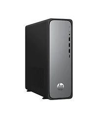 Hp OmniDesk S03-0010 Desktop Computer, Intel 300 3.9GHz, 8GB Ram, 256GB Ssd, Windows 11 Home, Jack Black/Meteor Silver