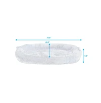 Zeus & Ruta Xl Memory Foam Human Pet Bed with Pocket and Handle