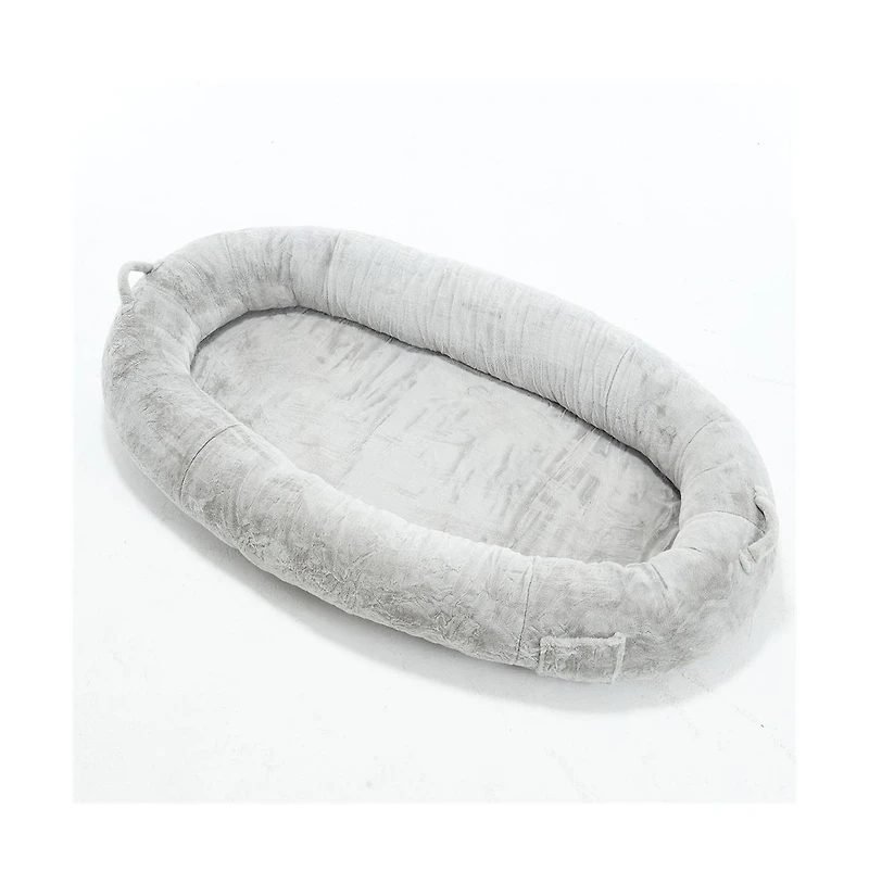 Zeus & Ruta Xl Memory Foam Human Pet Bed with Pocket and Handle