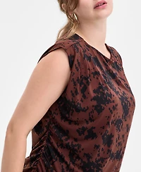 I.n.c. International Concepts Plus Boat-Neck Top, Macy's Exclusive