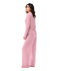 Gap Women's 2-Piece Long Sleeve Sleepwear Set