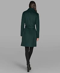 Karl Lagerfeld Paris Women's Asymmetrical Wrap Coat