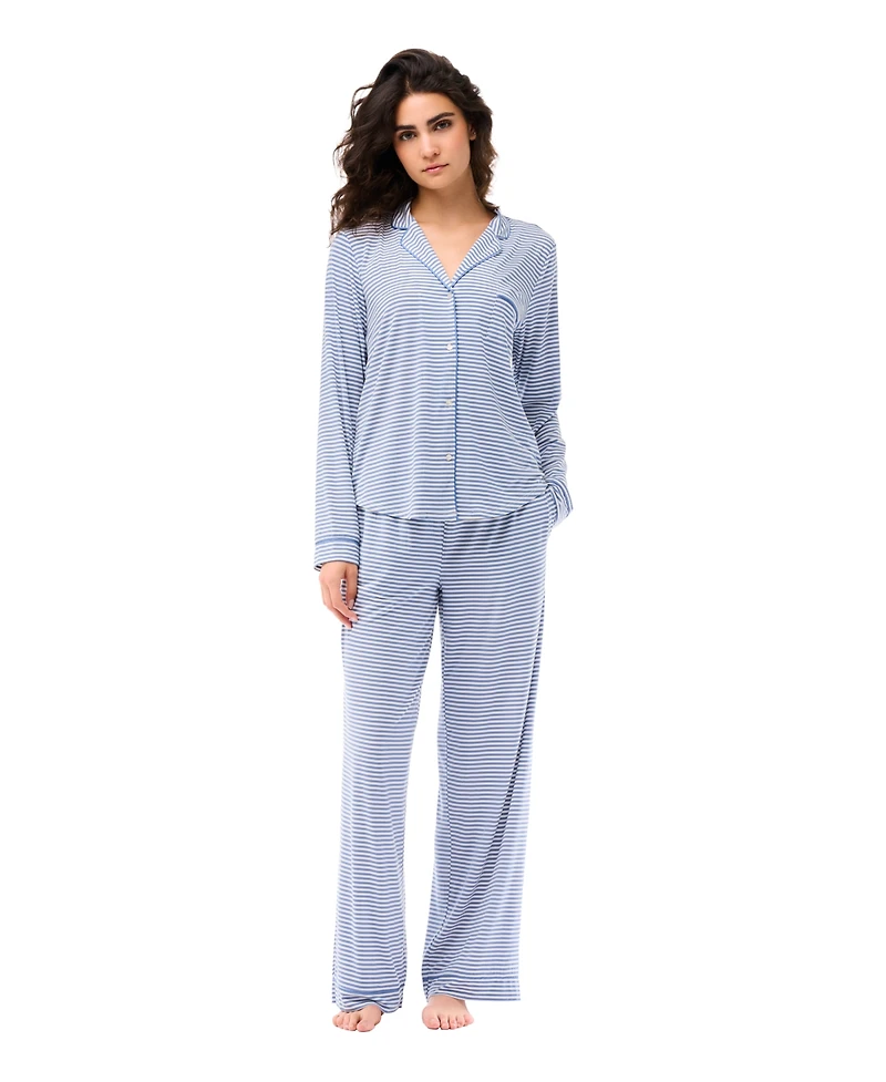 Gap Women's 2-Piece Long Sleeve Sleepwear Set