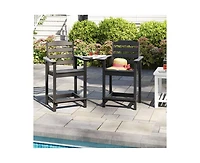 Decksplore A set of 2 economical bar stools (including the table board)