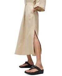 FitFlop Women's Lulu Glitz-Bow Leather Toe-Post Sandals