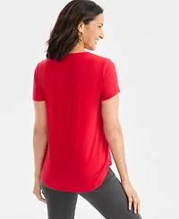 Style & Co Women's Peace Graphic T-Shirt, Macy's Exclusive
