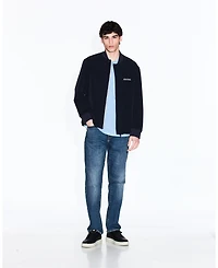 A|X Armani Exchange Men's Nylon Graphic Bomber Jacket
