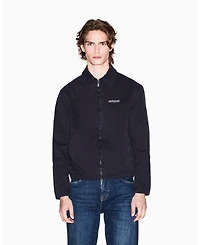 A|X Armani Exchange Men's Washed Graphic Coat