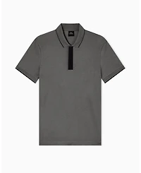 A|X Armani Exchange Men's Grosgrain Logo Polo Shirt